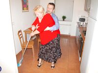 Homemade photos of fat mature woman Zusa fucked on sofa before taking a shower
