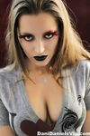 Wild vampire Dani Daniels goes topless and reveals her wonderful boobs