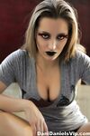 Wild vampire Dani Daniels goes topless and reveals her wonderful boobs