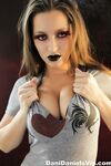 Wild vampire Dani Daniels goes topless and reveals her wonderful boobs