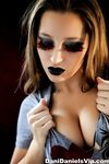 Wild vampire Dani Daniels goes topless and reveals her wonderful boobs