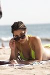 Teen with pigtails Carol Jasabe teases with her hot body in florescent bikini