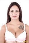 Teen first timer Nikola frees her tan lined body from a T-shirt and jeans