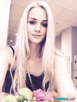 Blonde girl from Czechoslovakia Zdenka takes non nude self shots