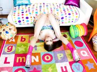 Hardcore girl Anna De Ville toys her ass to show off a huge anal gape
