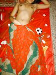 Indian solo girl slides upskirt panties aside before showing her bare breasts