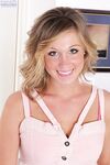 Blonde amateur teen Ashley Jones has an ideal pink vaginal hole