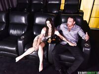 Skanky niece Lacey Channing gets fuck & facial from awesome uncle Romeo
