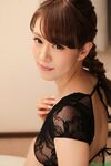 Brunette Japanese girl Ruri Tachibana toys her twat before getting pounded