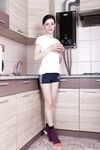 Teen with flat chest Maria Rosa is happy to show how hairy her pussy is