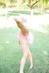 Breathtaking princess Isabela flashes her big breasts & rubs her clit outside