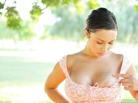 Breathtaking princess Isabela flashes her big breasts & rubs her clit outside
