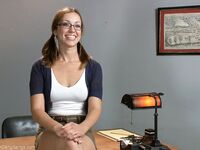Pretty student Audrey Rose fucked like dirtiest whore in the city by 5 guys