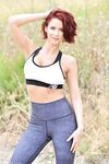 Fit redhead gets turned on while performing acts of public nudity