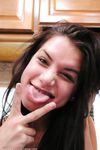 Handcuffed brunette teen Micah Moore masturbates with sex toys in a solo