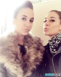 Twin girls takes self shots while clothed and in lingerie