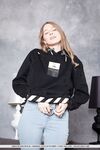 Flexible blonde teen Nimfa strikes great poses once she's totally naked