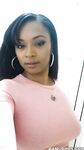 Curvy black chick Porsha Carrera taking selfies of her big black tits