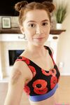 Petite Pepper Hart splits her pants & stepdad splits her buns in anal sex yoga