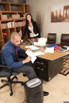 Naughty office brunette Whitney Westgate gets her clit dicked & licked out