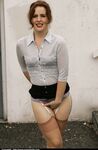 Older woman Dirty Angie takes a piss outdoors in retro nylons