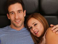 Plump British mom welcomes foreplay advances from hubby in sexy lingerie