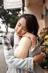 Stunning Japanese babe Saki Kishima flashing her tits and ass in public