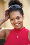 Ebony girlfriend Noelle Monique shows off her juicy booty & boobs in public