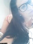 Bespectacled amateur lassie Freckles 18 fingers her orgasmic pussy