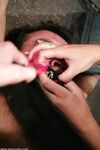 Horny mistresses Harmony & Penny Flame humiliate male sub in BDSM punishment