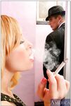 Naughty sexy journalists enjoying steamy office quickies with their coworkers