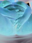 SSBBW takes off her glasses prior to getting naked and masturbating