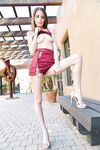 Sexy amateur babe Kyler flashes her hot tits & clitoris in public
