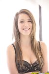 Adorable brunette babe Malena Morgan showcasing her flawless curves