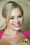 Big titted blonde chick Katie Kox spits out jizz after a gloryhole blowjob