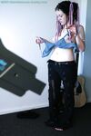 Young girl in dreadlocks recorded getting dressed by hidden spy camera