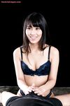 Japanese female goes topless while jerking off a small penis