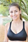 Teen jogger pauses to take off her spandex pants and bra on a run