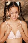 Tiny Asian girl Amai Liv showcases her tight pussy after a striptease