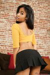 Ebony teen Loni Legend sucks the cum from a white cock in POV mode
