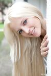 Innocent blonde teen from Estonia frees her girl parts from her white dress