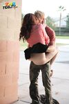 Horny college girl Ashlyn Molloy fucks and older guy in a wild sex romp