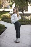 Hot MILF with great body shapes Cherie takes off tight leggings and nudes tits