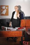 Sexy secretary Kayla Green gets handcuffed & ass fucked by her unhappy boss