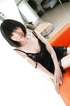Mature Asian Mitsuyo Morito reveals her hairy pussy and saggy tits