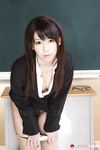 Japanese schoolteacher Maho Sawai dons blindfold and gag after showing bush
