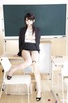 Japanese schoolteacher Maho Sawai dons blindfold and gag after showing bush