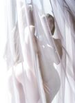 Naked hotties with nice tits Emily Bloom & Liara Roux pet nude in the window