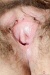 Brunette amateur Aali Rousseau squeezes her hot tits and flaunts her bush