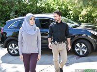 Middle Eastern girl Aaliyah Hadid has hardcore sex while wearing her hijab
